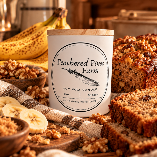 Banana Nut Bread | 11 oz Soy Candle