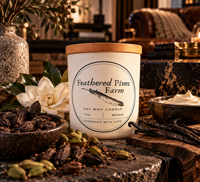Black Cardamom Veil | 11 oz Soy Candle