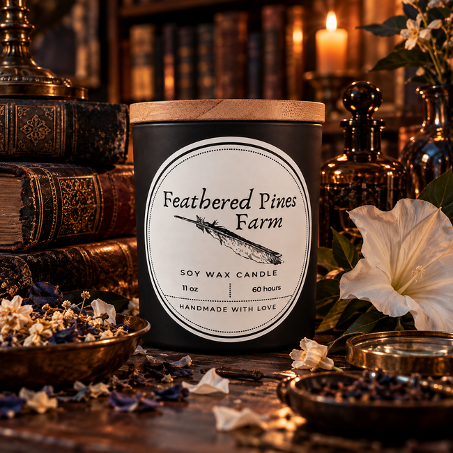 Moonlit Library | 11 oz Soy Candle